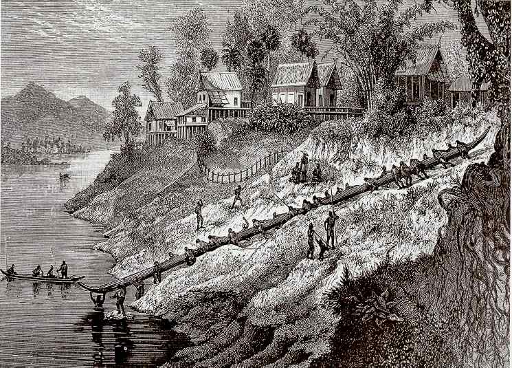 Engraving adapted from a drawing by Delaporte. (1867)