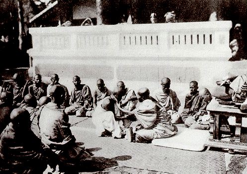 Ceremony of the ordination of a monk in Luang Prabang (M.L.P. 1919)