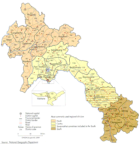 Lao Maps